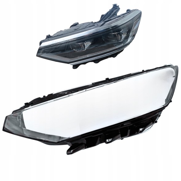 LEDpro LP 55.12.500L Абажур Скло Фари Рефлектора MATRIX IQ LED для VW PASSAT B8 LIFT 19-23 Лівий
