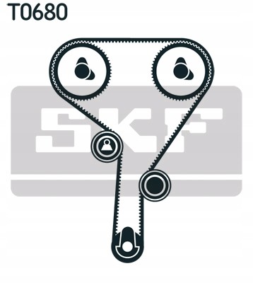 SKF VKMA 95663 Комплект ременя грм mitsubishi colt v vi 1,3 1,5t vkma 95663