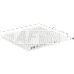 AF5064 ALPHA FILTER Фільтр салону