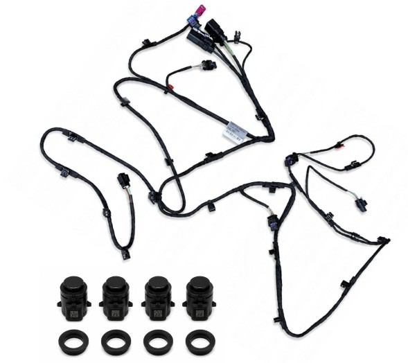 Audi OE 83H971085DM 83H971085 DM audi q3 f3 wiązka zderzaka przód 83h971085dm czujniki pdc instalacja przedniego zderzaka oem oe audi q3 ДЖГУТ ЕЛЕКТРОПРОВОДКИ ПЕРЕДНЬОГО БАМПЕРА AUDI Q3 F3 83H971085DM + ДАТЧИКИ PDC OEM
