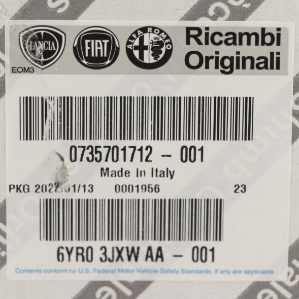 Fiat OE Ручка передніх лівих дверей Fiat Ducato OE 735801753