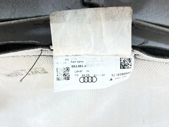 Audi OE ЧОХОЛ ПАСАЖИРСЬКОГО КРІСЛА СИДІННЯ AUDI A5 B10 8B3881406A @M