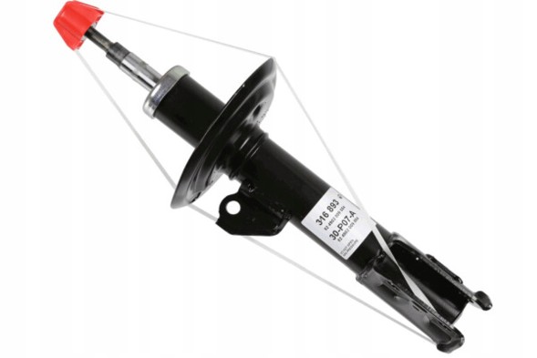 Sachs 316 893 Амортизатор toyota p. Yaris 1,0/1,3/1,4d4-d 00-05 лівий