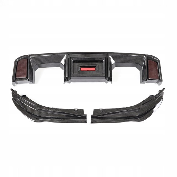 Китай 963874589 ДИФУЗОР НАКЛАДКА СПЛІТТЕРКИ ЗАДНЯ СПОЙЛЕР BMW M3 M4 G80 G81 G82 G83 CARBON