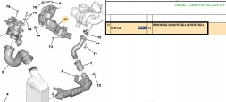 Peugeot OE КРОНШТЕЙН ДОЗАТОРА ПОВІТРЯ CITROEN PEUGEOT OE 0345G6