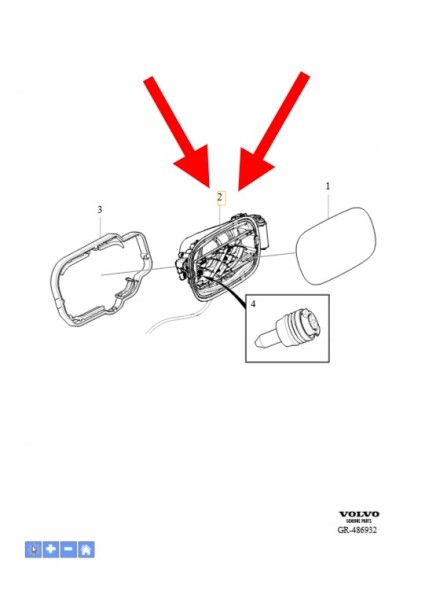 Volvo OE Volvo 32227338 OE Кришка заливної горловини паливного бака VOLVO XC60 2018- OEM/OE 32227338