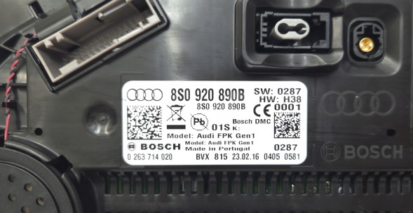 Audi OE 8S0920890B TT 8S Віртуальний кокпіт Audi TT 8S 8S0920890B