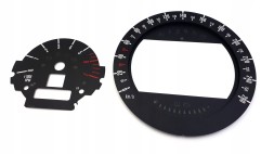 Moman 0089688090404 MINI COOPER S R56 R57 ЧОРНІ ЛІЧИЛЬНІ ЦИФРЕБТАТИ ГОДИННИКИ В ШКАЛІ ЄС для навігації