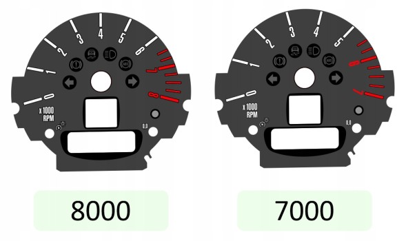 Moman 0089688090404 MINI COOPER S R56 R57 ЧОРНІ ЛІЧИЛЬНІ ЦИФРЕБТАТИ ГОДИННИКИ В ШКАЛІ ЄС для навігації