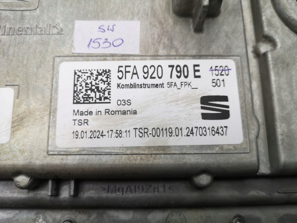 Volkswagen OE 5FA920790E, DWP538417OE Віртуальна панель приладів Cupra Terramar 5FA920790E Нова оригінальна