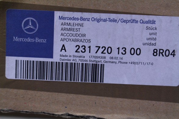 Mercedes-Benz OE ПІДЛОКІТНИК ЛІВИЙ MERCEDES A2317201300