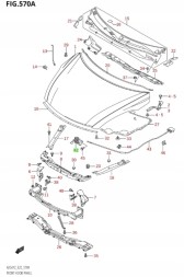 Suzuki OE 82110-68L10 SUZUKI SWIFT MK7 2010-2016 - ЗАМОК КАПОТА