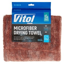 64350 VITOL Рушник мікрофібровий для сушіння Vitol 90 60см VRJ 9060 BR