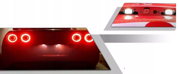 USA X2468 ПІДСВІТКА НОМЕРНОГО ЗНАКУ LED CORVETTE 1975 - 2012