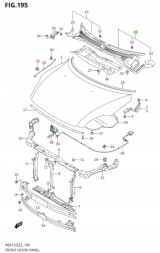 Suzuki OE 72340-62J01-5PK SUZUKI SWIFT MK6 2005-2010 - НАКЛАДКА ПІДШИПНИКА ЛІВА