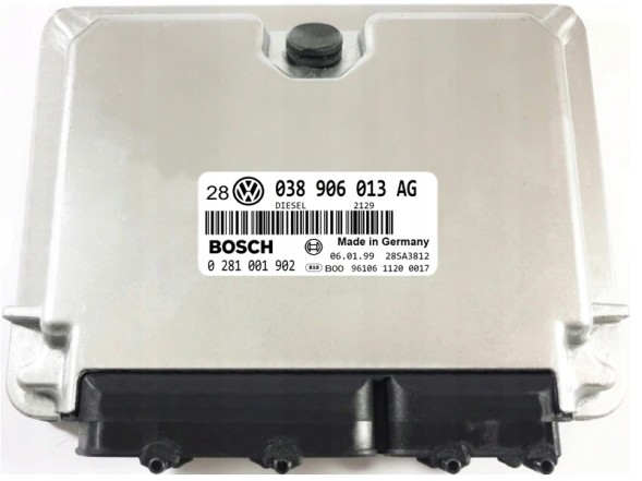 Volkswagen OE VW 038906013AG 0281001902 Комп'ютер (Блок управління двигуном) VW GOLF IV 1.9 SDI 038906013AG 0281001902