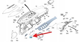 Mercedes-Benz OE A 2136802004 НАКЛАДКА КАКБІНИ MERCEDES W213 A2136802004