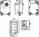 Mahle AA 15 000P Двигун заслінки припливу повітря aa 15 000p mahle