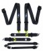 FMIC FP-HARNESS-31-004 Спортивні ремені безпеки з 6 точками кріплення, сертифікація FIA, 3 дюйми, чорні, Fmic Pro