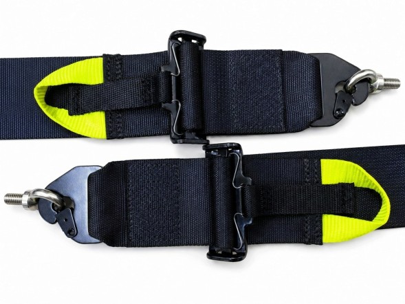 FMIC FP-HARNESS-31-004 Спортивні ремені безпеки з 6 точками кріплення, сертифікація FIA, 3 дюйми, чорні, Fmic Pro