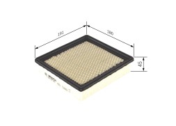 F026400408 BOSCH Фільтр забору повітря