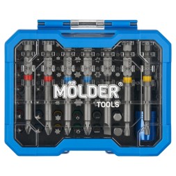 MT70050 MOLDER Набір біт з тримачем магнітним MOLDER 75мм 25мм 50шт кольорове маркування