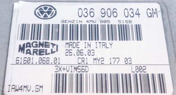Magneti Marelli 036906034GM IAW4MV.GM BEZ IMMO przygotowany przez SDK Драйвер 036906034GM IAW4MV.GM БЕЗ IMMO