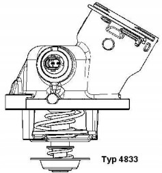 Wahler 4833.100D Термостат kpl. З корпусом - wahler 4833.100d