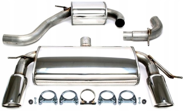 TA-Technix 02VW020-10D-1 Спортивна вихлопна система 1х100мм TA TECHNIX AUDI A3 (8P1) 2.0 TFSI