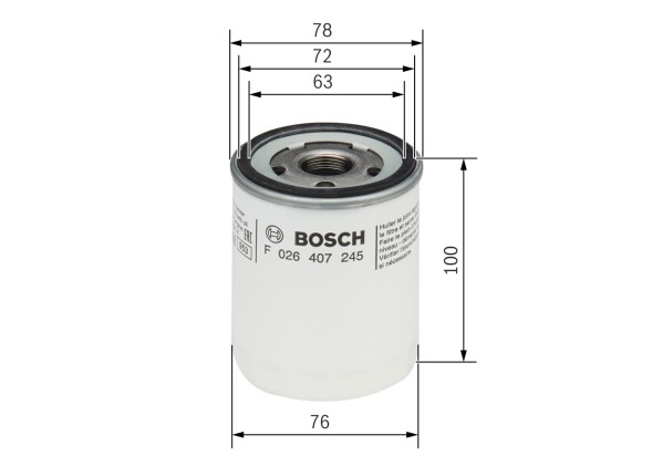 F026407245 BOSCH Фільтр масляний