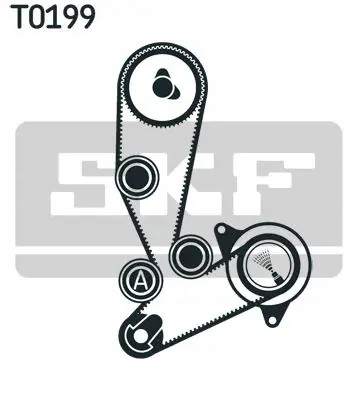 SKF VKMC 02390 Комплект грм + водяний насос vkmc 02390 skf