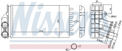 71157 NISSENS Радіатори опалення