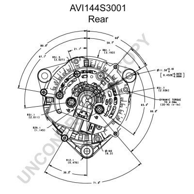 V-maxzone Part VIC-120605 Альтернатор PE для DAF 75, 85, 95, 95 XF; MAN E2000, EM, F2000, F90, F90