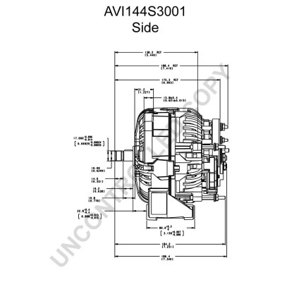 V-maxzone Part VIC-120605 Альтернатор PE для DAF 75, 85, 95, 95 XF; MAN E2000, EM, F2000, F90, F90
