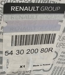 Renault OE 543020080R RENAULT 2x АМОРТИЗАТОР ПЕРЕДНИЙ ЛІВИЙ+ПРАВИЙ RENAULT TALISMAN 543020080R