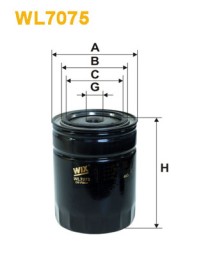 WL7075 WIX FILTERS Фільтр оливи