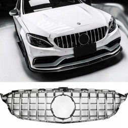 Automaniac A205037 Airautopl АТРАПА РЕШІТКИ РАДІАТОРА MERCEDES C-КЛАС W205 S205 PANAMERICANA AMG GT ХРОМ 2014-2018