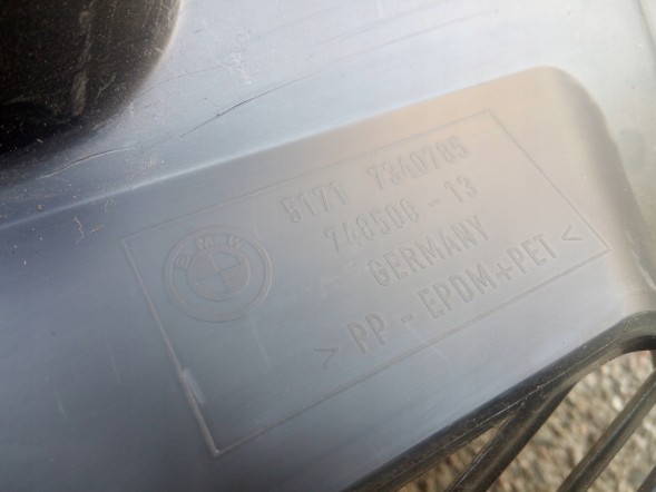 BMW OE 51717340786 7340786 51717340785 7340785 НАДКОЛІ BMW 5 G30 G31 ПЕРЕДНІЙ Ч ПЕРЕД. ОРИГ.*