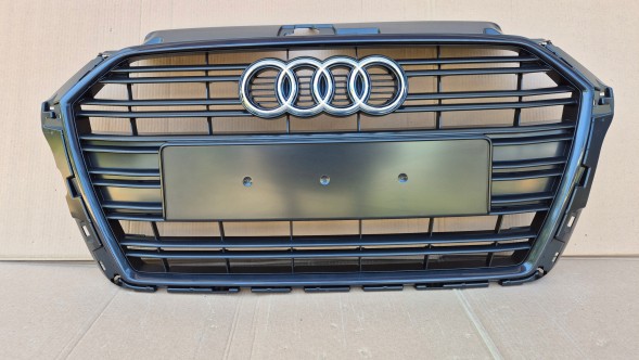 Audi OE GRILL AUDI A3 8V LIFT 2016-2020 BEZ RADARU CIEMNY Решітка радіатора GRILL Audi A3 8V LIFT 16-20 OE 8V3853651AA ОРИГІНАЛ НОВА !
