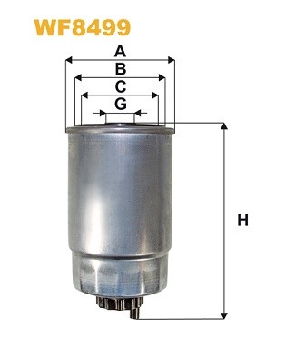 WF8499 WIX FILTERS Фільтр палива