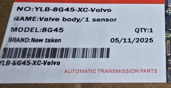 Volvo OE YLB-8G45-XC 8G45 Гідравлічний контролер з електромагнітними клапанами Volvo