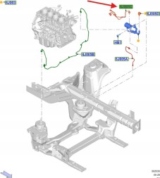 Ford OE ШНУР ПІДТИСКАННЯ 2.3 ECOBOOST FORD MUSTANG 15- 5274126 _ FR3C-6J005-AB