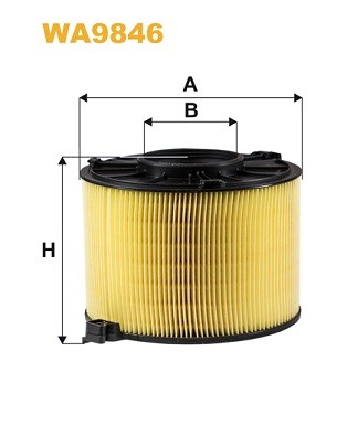 WA9846 WIX FILTERS Фільтр повітряний