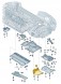 Audi OE Audi A4 B8 kombi Osłona podwozia prawy tył 8K0825219A КРИШКА НИЖНЯ БОКОВА ШАСІ ЗАДНЯ AUDI A4 A5 B8