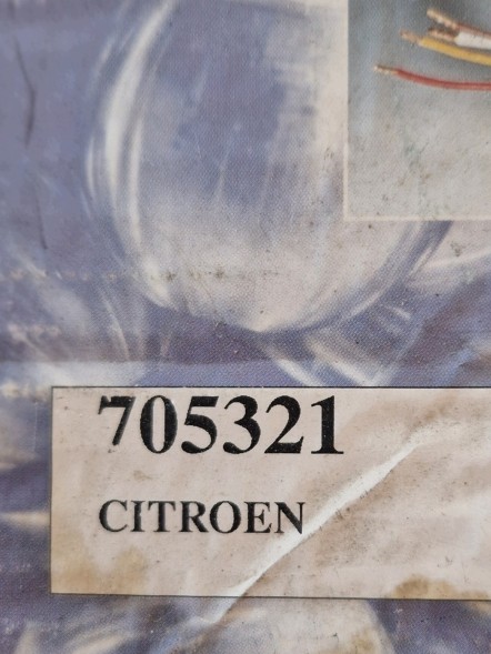 Groupe PSA ДРІТ ДЛЯ ФАРКОПУ 7 PIN CITROEN C5 I PSA OE 705321