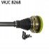 SKF VKJC 8268 Vkjc 8268 skf піввісь audi a3/q3 2,0tdi/2,0tfsi quattro le 592мм задня вісь