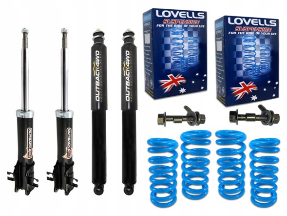 Lovells VITARAOUTBACKLOVE ПІДВІСКА ПРУЖИНИ АМОРТИЗАТОРИ +2 ДЮЙМА SUZUKI VITARA LOVELLS