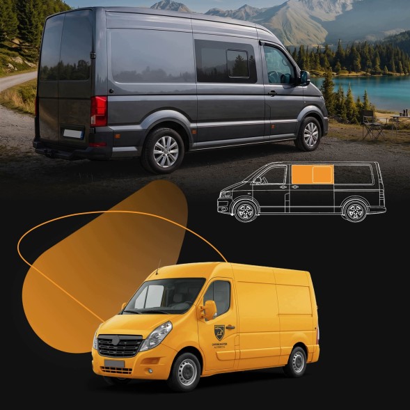 CHROMEMASTER CH-GL-0188-R10 Переднє ліве розкривне бокове скло для OPEL MOVANO B 2011-2021