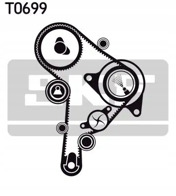 SKF VKMC 01251 Комплект грм + водяний насос vkmc 01251 skf seat