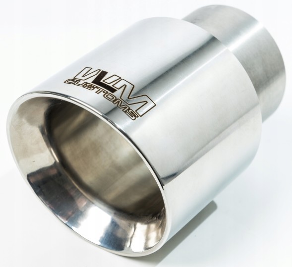 WLM Customs WLM-CH101PG Кінець вихлопу WLM 101мм полірований прямий жирний